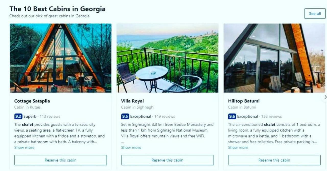 Cottage Sataplia كوتايسي المظهر الخارجي الصورة